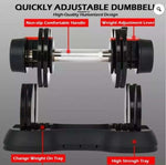 Lade das Bild in den Galerie-Viewer, Kurzhantel - verstellbare Hantel,  Gewichte (11,3KG - 25 LBS)
